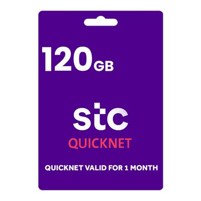 QuickNet 120 GB 1 Month