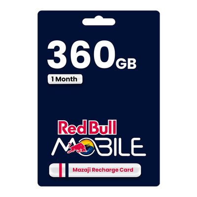 Red Bull Mazaji Recharge Card 360 GB 1 Month