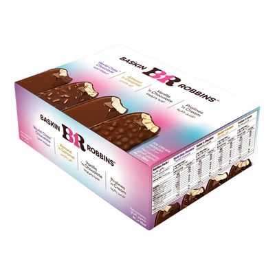 Baskin Robbins Ice Cream Chocolate & Vanilla and Almond 55 G × 4 Box