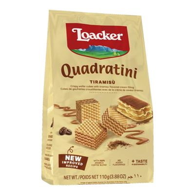Loacker Quadratini Wafer Tramisso 110 G