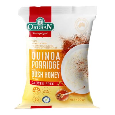 Orgran Quinoa Porridge With Honey Vegan Gluten Free 400  G