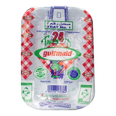 Gulfmaid Plastic Plates No.1 24 Pieces
