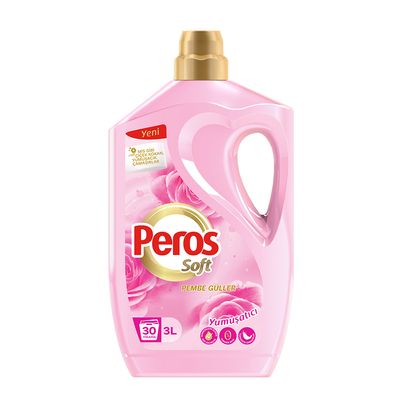Perus Fabric Softener And Freshener With The Scent Of Pink Flowers 3 L