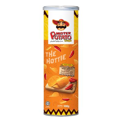 Mister Potato Chips Crispy Hot And Spicy Flavor 100 G
