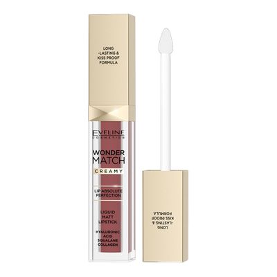 Eveline Wonder Match Creamy Liquid Matt Lipstick - No.06 Toffee