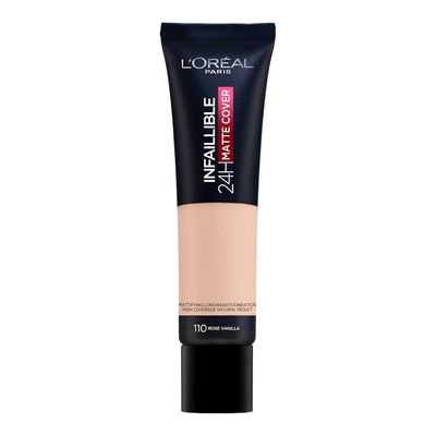 L'Oreal Paris Infallible 24H Matte Cover Foundation - 110 Rose Vanilla