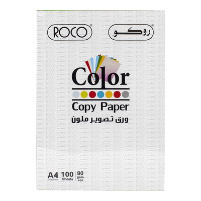 Roco Copy Paper A4 Colored 100 Sheets