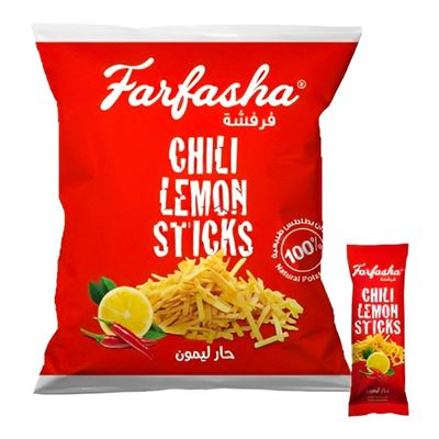 Farfasha Potato Sticks Chili And Lemon 15 G × 24