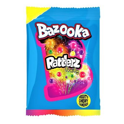 Bazooka Candy Rattlerz Chewy With Fruits 120 G