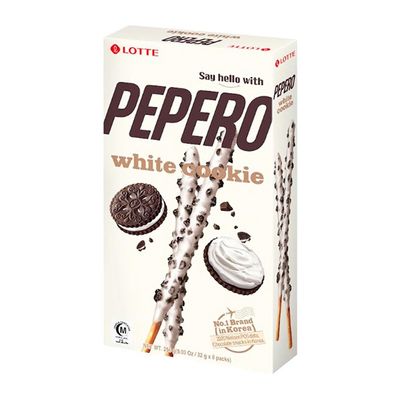 لوتي عيدان بسكويت مغطاة بالشوكولاتة البيضاء (مستورد) - 32 جرام