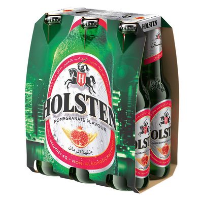 Holsten Malt Beverage Pomegranate 330 ML × 6