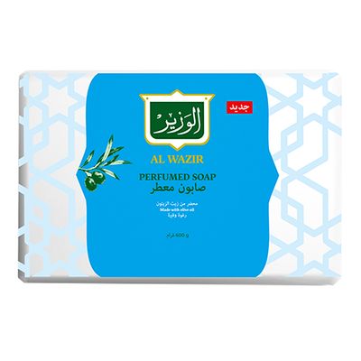 الوزير صابون معطر محضر من زيت الزيتون 600 جرام