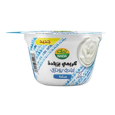 Nada Greek Yogurt Creamy Increase Plain 9.6 Grams Protein 160 G