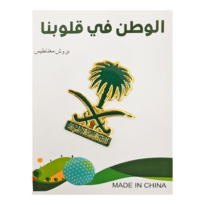 بروش سيفان ونخلة ذهبي