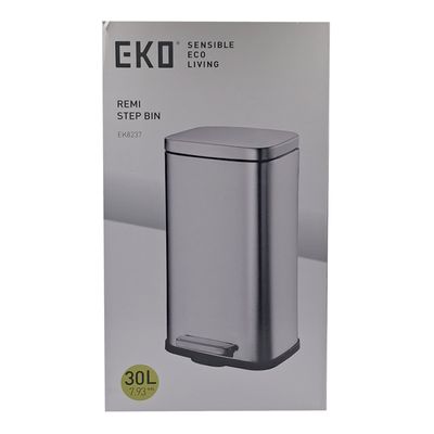 Eco Bucket Stainless Steels Round 30L - Silver