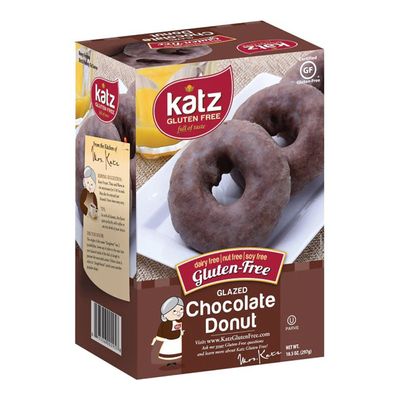 Katz Donuts Glazed Chocolate Gluten Free 297 G