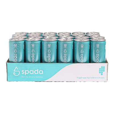 سبادا سبادا مياه صودا فوارة زيرو - 250 مل × 24