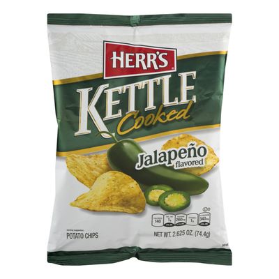 Herr's Kettle Chips Jalapeno Flavored Imported 142 G