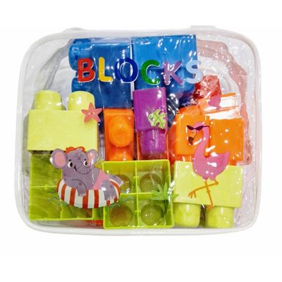 Albajad Building Blocks For Children With Transparent Bag Various colors