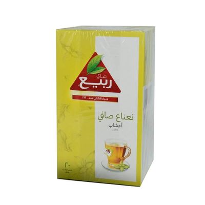 ربيع شاي اعشاب النعناع صافي اكياس 20 حبة