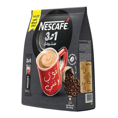 Nescafe Intenso Coffee Sachet 3 in 1 20g x 30