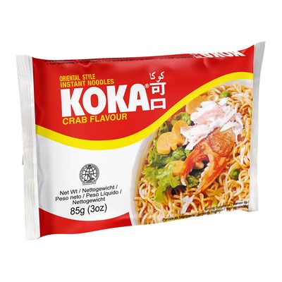 Koka Noodles Instant Crab Flavor 85 G