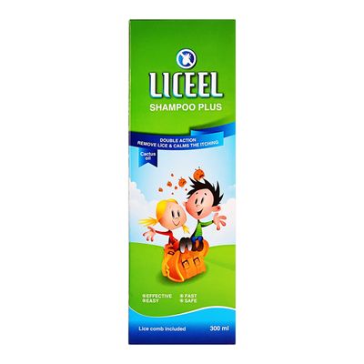 Liceel Shampoo Plus Eliminates Lices & Nits 300 ML