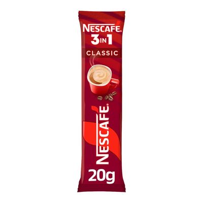 Nescafe classic coffee pods 3 in 1 20 grams