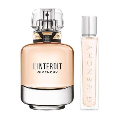 Givenchy Purfume L'Interdit Eau de Parfum for Women - 80ml + Travel Spray 12.5ml