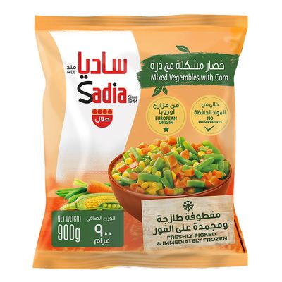 ساديا خضار مشكل مع ذرة - 900 جرام