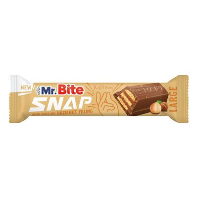 Mr.Bite Snap Wafer With Hazelnut And Milk Filling - 35g