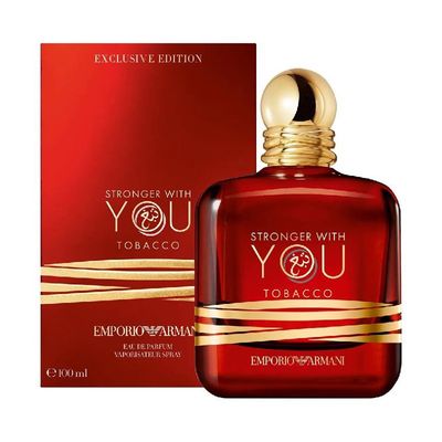 Emporio Armani Perfume Stronger With You Tobacco Eau de Parfum for Men - 100ml