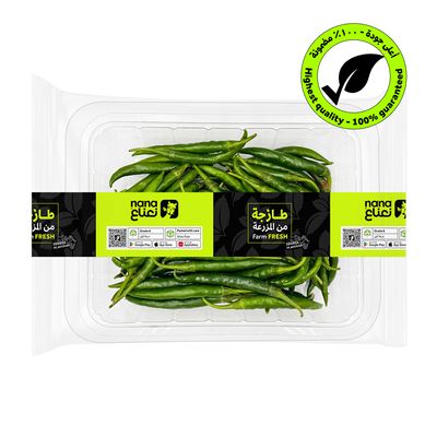Hot Green Pepper Indian 250 G