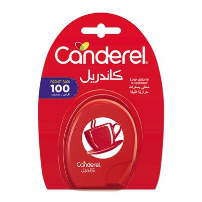 Canderel Sweetener Low Calories 100 Tablets