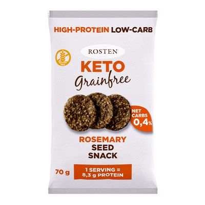 Rosten Snack Keto With Rosemary High Protein Gluten Free 70 G