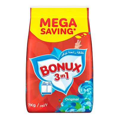 Bonux Laundry Powder Detergent Semi Automatic Original Scent 7 Kg