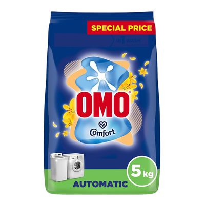 Omo Clothes Soap Powder Automatic Washing Machines Anti-Bacteria 5 KG