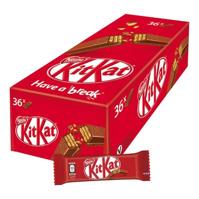 Kit Kat Wafer Fingers Milk Chocolate 17.7 G × 36 Box