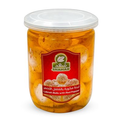 Shahad Labneh Balls With Red Pepper 500 G