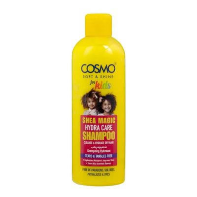 Cosmo Soft & Shine For Kids Hydra Care Hair Shampoo - Shea Magic - Paraben & Sulfate Free - 480ml