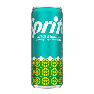 Sprite Citrus & Mint Flavored Soft Drink - 250ml