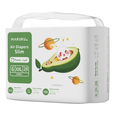 Makuku Air Diapers Slim Pants Size 6 28 Pieces
