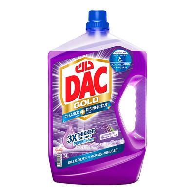 Dac Cleaner and Disinfectant Gold Lavender Scent 3 L