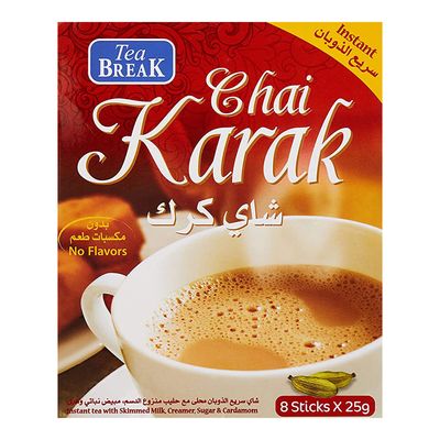 Tea Break Karak Tea Instant - 25g × 8 Bags