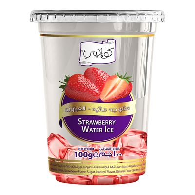 Kwality Water Ice Strawberry Flavor 100 G