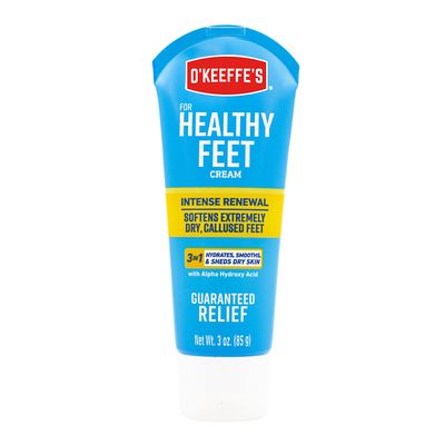 OKeeffes Healthy Feet Intense Renewal Foot Cream Softens Extremely Dry, Callused Feet 3in1 Formula - 85g