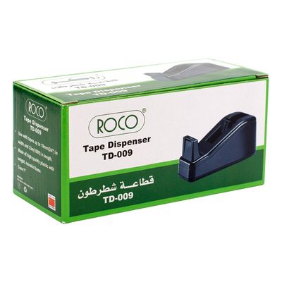 Roco Desktop Tape Dispenser 1.00 inch black