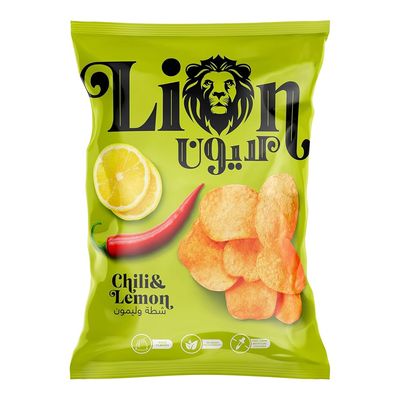 Lion Chips Chili & Lemon Flavor - 80g