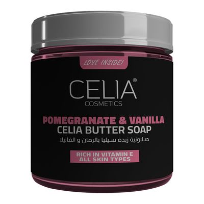 Celia Butter Soap Pomegranate & Vanilla -500g