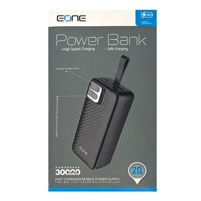 EONE Power Bank Slim With Digital Screen 30000 MAH